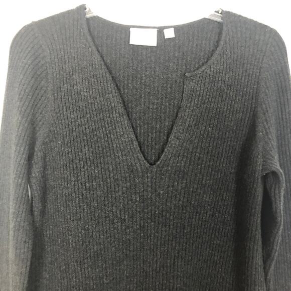 Anthropologie ett:wa Amrita Ribbed Tunic V-Neck Pullover Sweater Size Small - Picture 4 of 12
